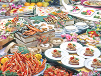 ホテルナガシマが大人気の理由は約100種類の料理が並ぶ夕食バイキング