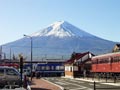 名の通り富士急行河口湖駅駅前