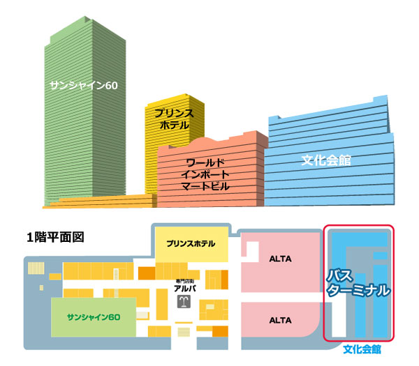 バスタ新宿構内図