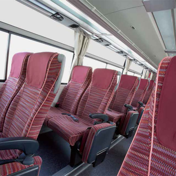 日本のバスの座席