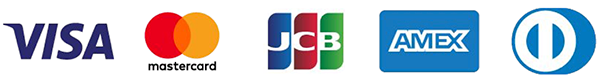 VISA・JCB・AMEX・MASTER