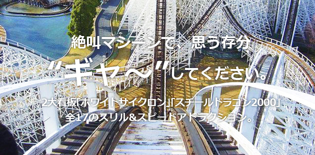 遊園地乗物のり放題券付きツアー