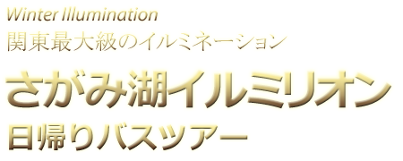 さがみ湖（相模湖）イルミネーション 日帰りバスツアー